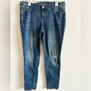 Petite Mid Rise Rockstar Skinny Jeans